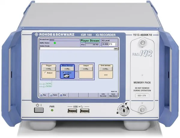 Устройство записи и воспроизведения Rohde Schwarz IQR100 Устройство записи и воспроизведения Rohde Schwarz IQR100
